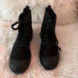 Chinese Laundry Bunny Canvas high top shoe